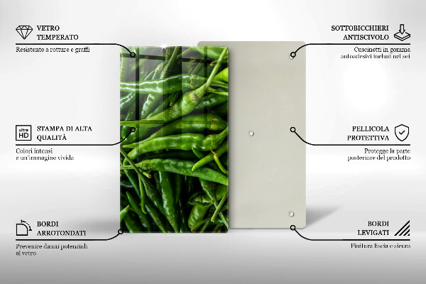 Proteção para placa de indução vagens de ervilha