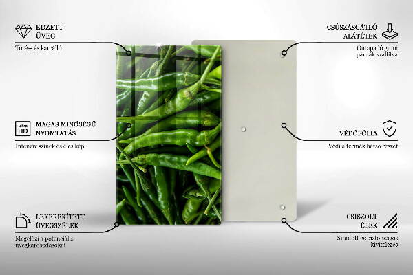 Proteção para placa de indução vagens de ervilha