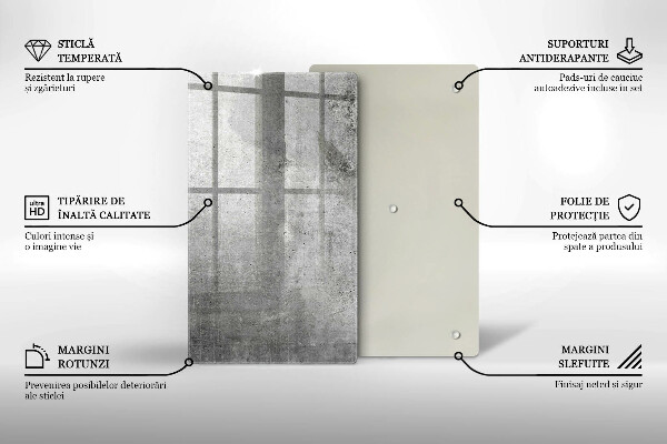 Protetor de bancada Textura de concreto