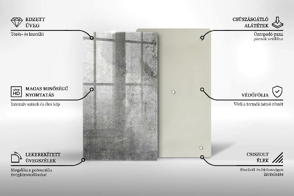 Protetor de bancada Textura de concreto