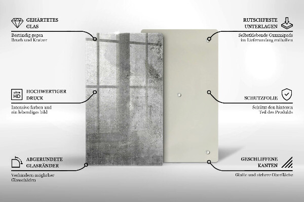 Protetor de bancada Textura de concreto