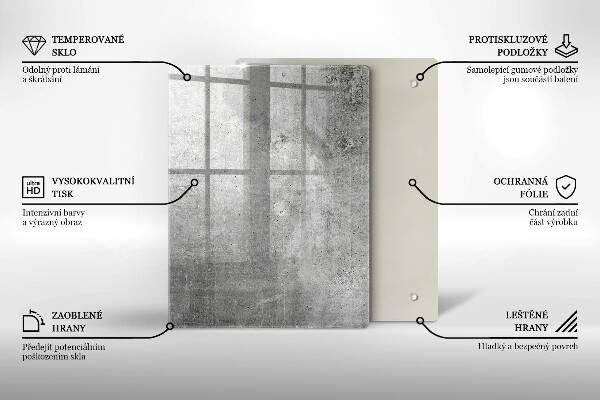 Protetor de bancada Textura de concreto