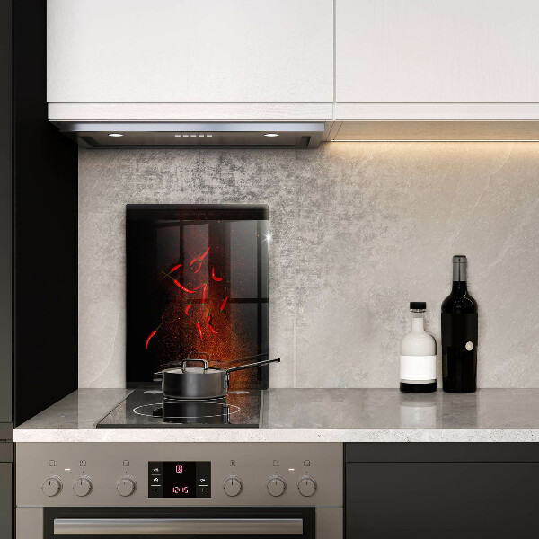 Protetor de placa de indução Pimentas picantes