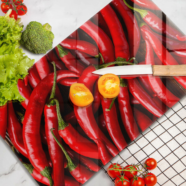Proteção para placa de indução Pimentas picantes