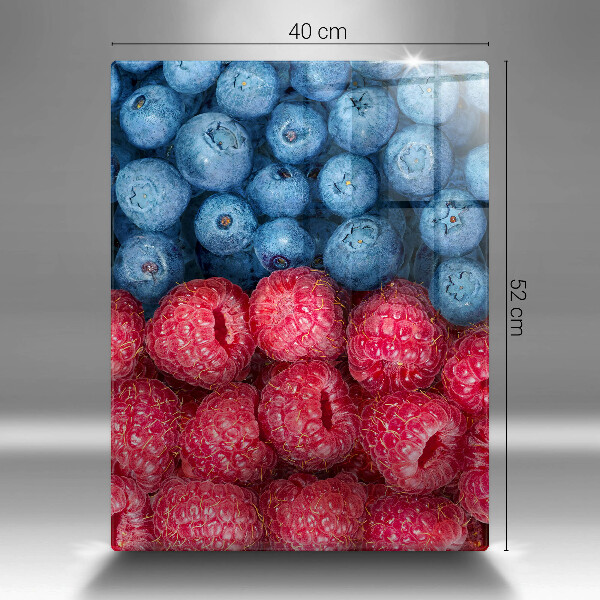 Protetor de placa de indução Framboesas e mirtilos