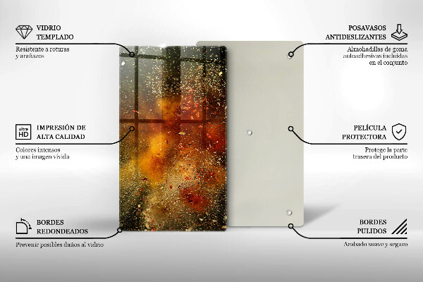 Protetor de placa de indução Especiarias coloridas