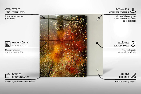 Protetor de placa de indução Especiarias coloridas