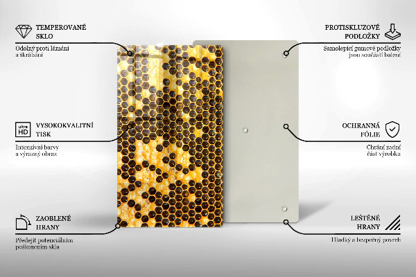 Protetor de bancada Favo de mel