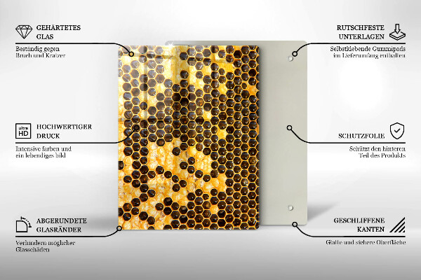 Protetor de bancada Favo de mel