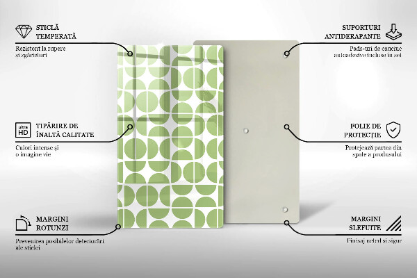 Proteção para placa de indução Padrão de formas boho