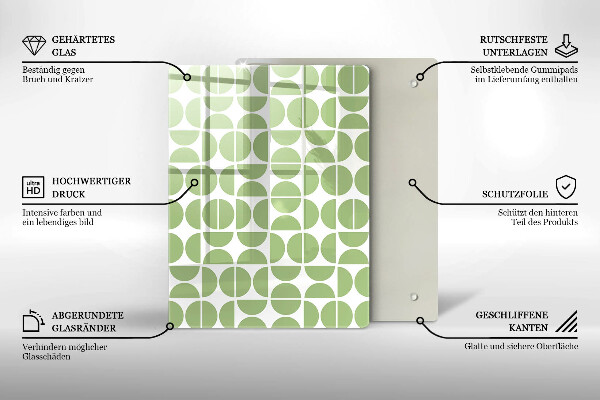 Proteção para placa de indução Padrão de formas boho