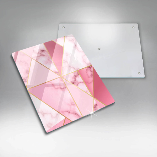 Protetor de bancada Mármore geométrico