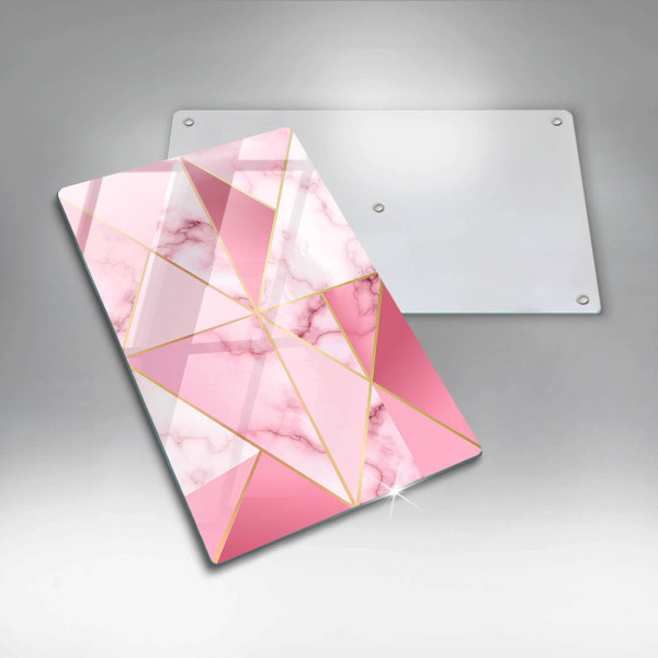 Protetor de bancada Mármore geométrico