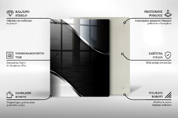 Protetor de placa de indução Abstração de metal