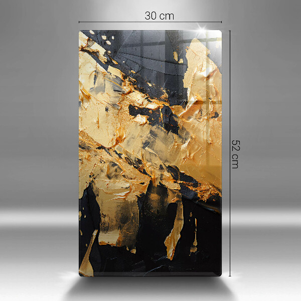 Proteção para placa de indução Textura de tinta elegante