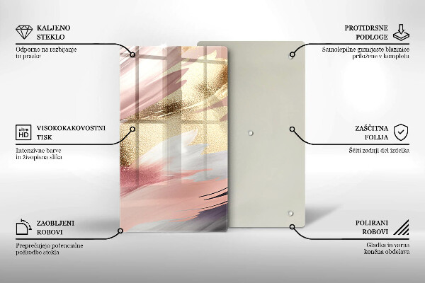 Protetor de placa de indução Manchas pastel