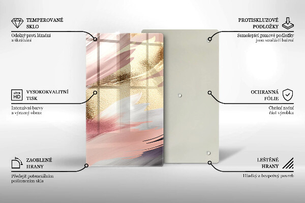 Protetor de placa de indução Manchas pastel