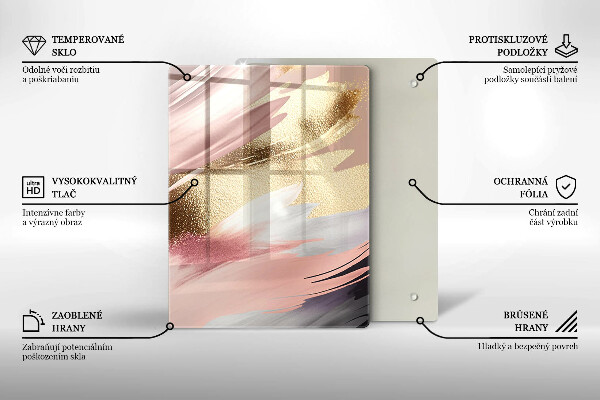 Protetor de placa de indução Manchas pastel