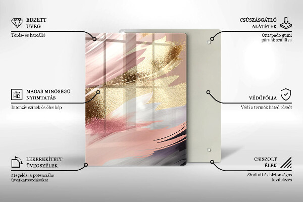 Protetor de placa de indução Manchas pastel