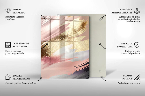 Protetor de placa de indução Manchas pastel