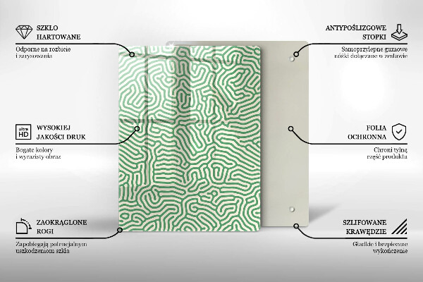 Protetor de bancada Linhas abstratas