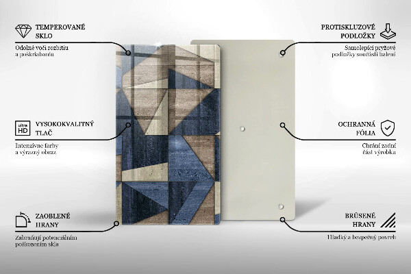 Proteção para placa de indução Abstração geométrica