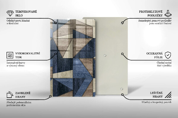 Proteção para placa de indução Abstração geométrica