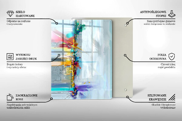 Protetor de bancada Abstração pintada