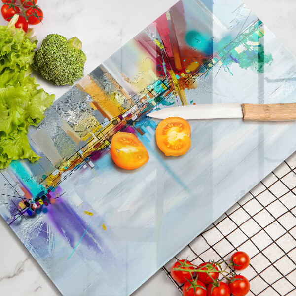 Protetor de bancada Abstração pintada