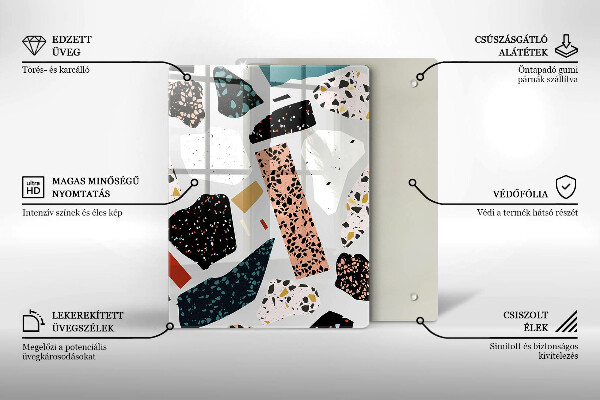 Protetor de placa de indução Pedra de porcelana