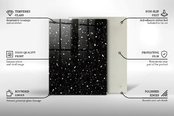 Protetor de bancada Grés escuro