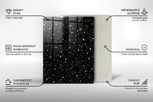 Protetor de bancada Grés escuro