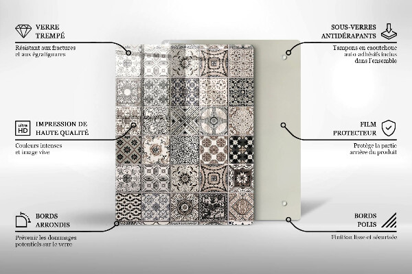 Proteção para placa de indução Azulejos decorativos