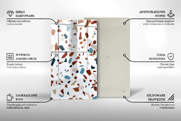 Protetor de placa de indução Pedra decorativa