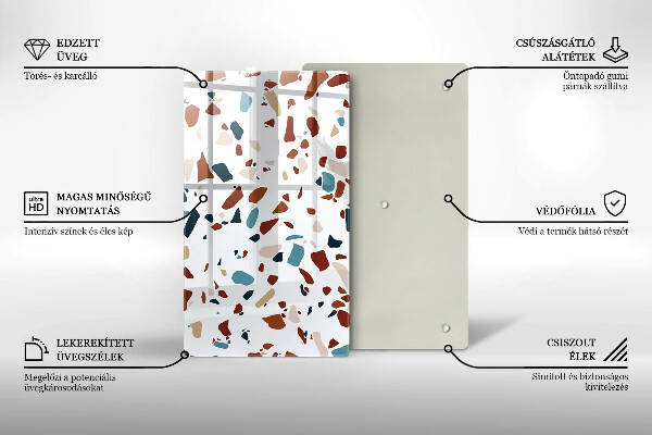 Protetor de placa de indução Pedra decorativa