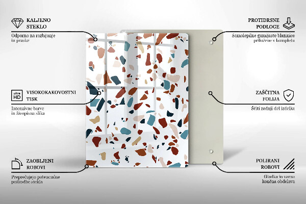 Protetor de placa de indução Pedra decorativa