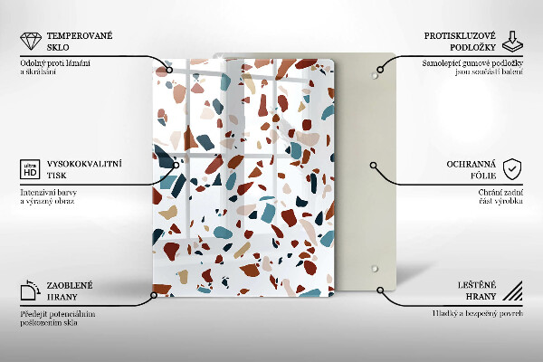 Protetor de placa de indução Pedra decorativa