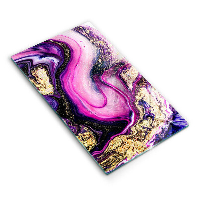 Protetor de bancada Design abstrato dourado