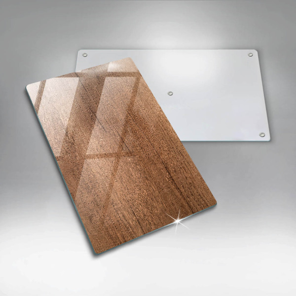 Protetor de placa de indução Textura de madeira