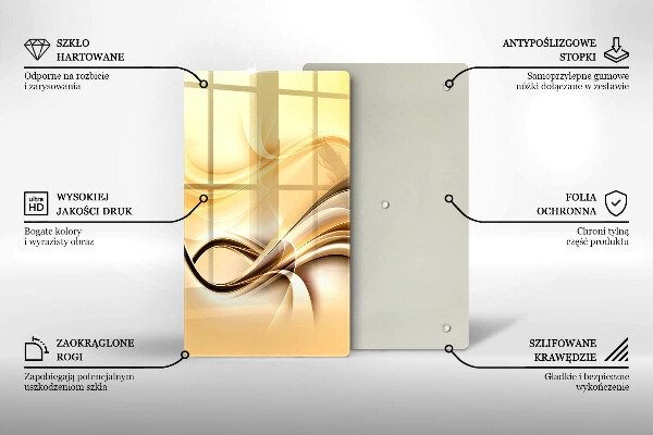 Protetor de placa de indução Fumaça abstrata