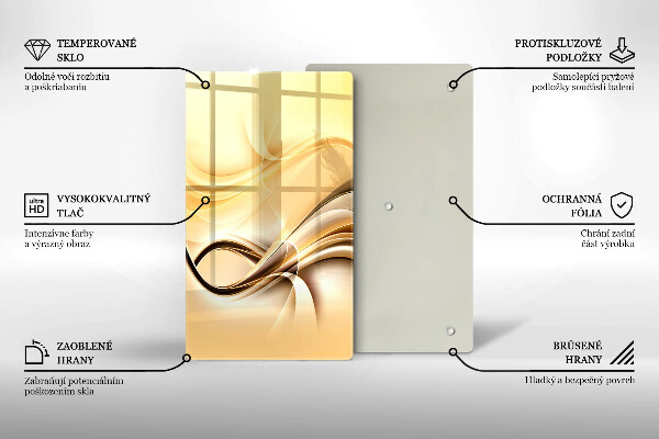 Protetor de placa de indução Fumaça abstrata