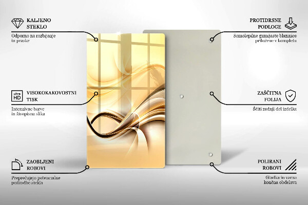 Protetor de placa de indução Fumaça abstrata