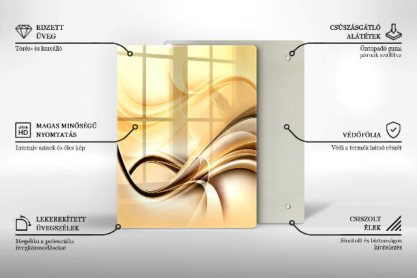 Protetor de placa de indução Fumaça abstrata