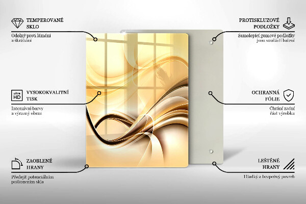 Protetor de placa de indução Fumaça abstrata