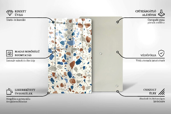 Protetor de bancada Grés decorativo