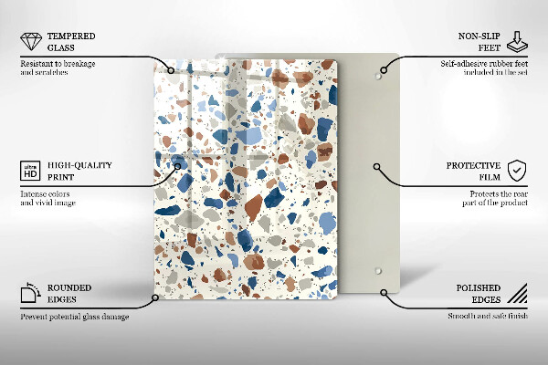 Protetor de bancada Grés decorativo