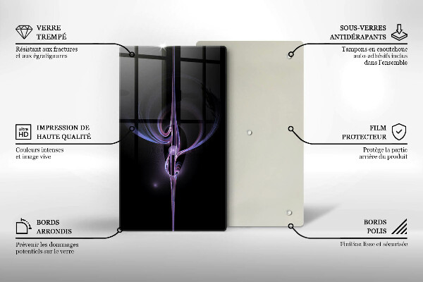 Protetor de placa de indução Abstração moderna