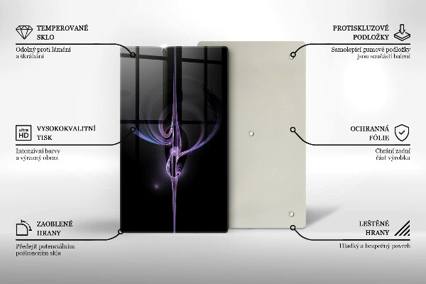 Protetor de placa de indução Abstração moderna