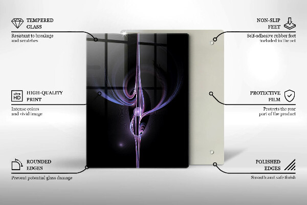 Protetor de placa de indução Abstração moderna