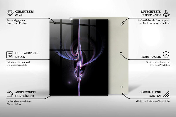 Protetor de placa de indução Abstração moderna